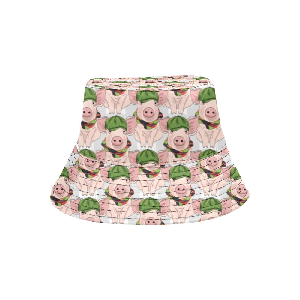 Pig Print Design LKS403 Unisex Bucket Hat