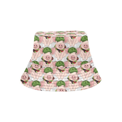 Pig Print Design LKS403 Unisex Bucket Hat