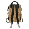 Hippie Print Design LKS305 Diaper Bag Backpack