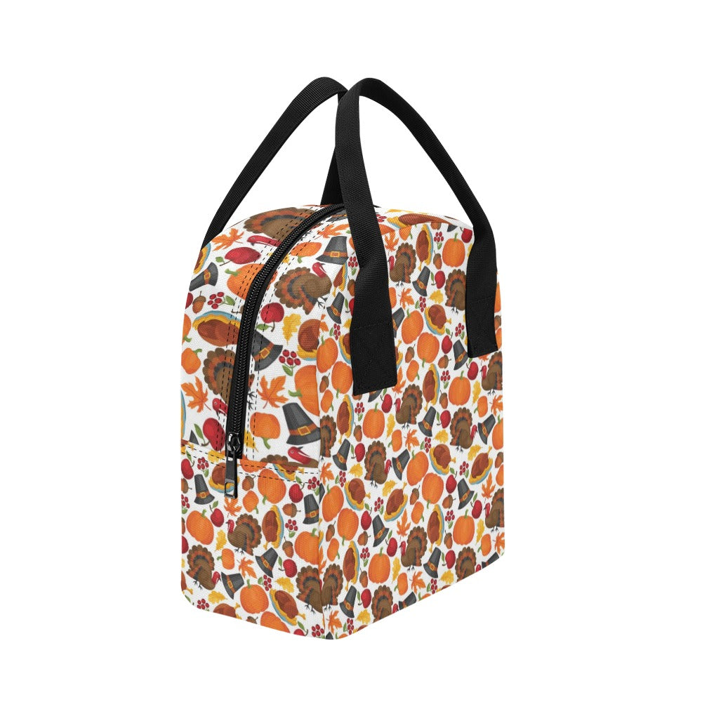 Thanksgiving Print Design LKS304 Insulated Lunch Bag