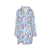 Sailboat Print Design LKS304 Women's Fleece Robe