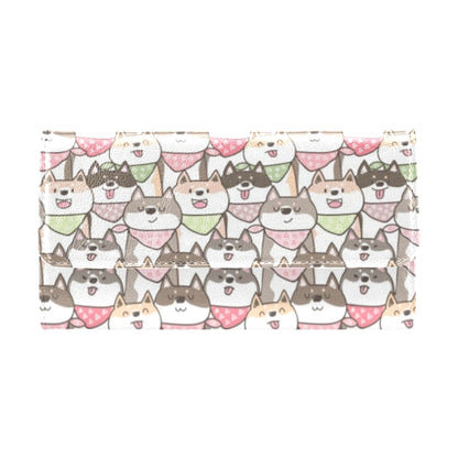 Shiba Inu Print Design LKS305 Women's Trifold Wallet