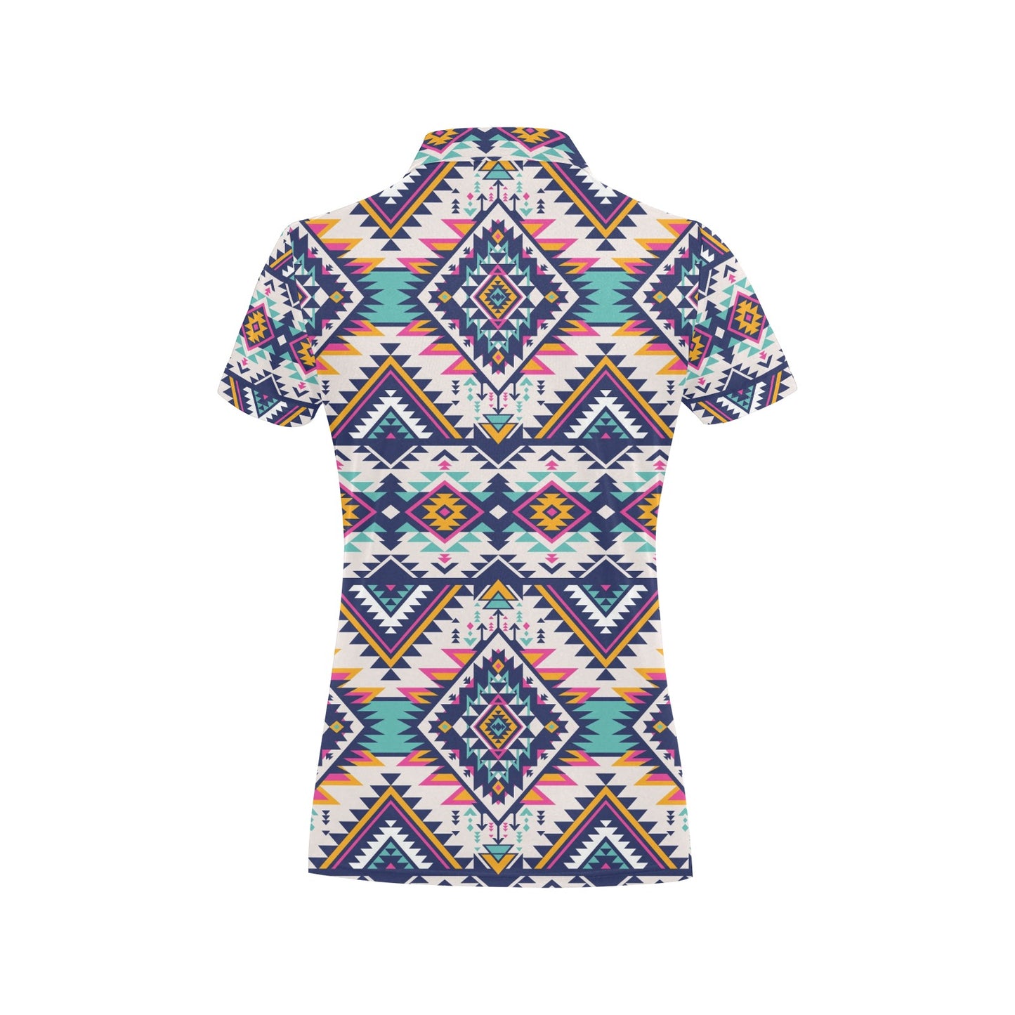 Tribal Aztec native american Women's Polo Shirt