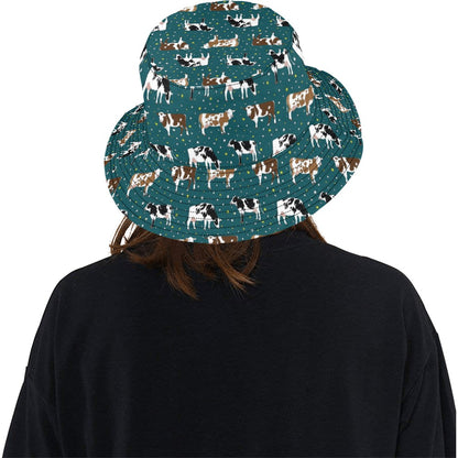 Cattle Print Design LKS404 Unisex Bucket Hat