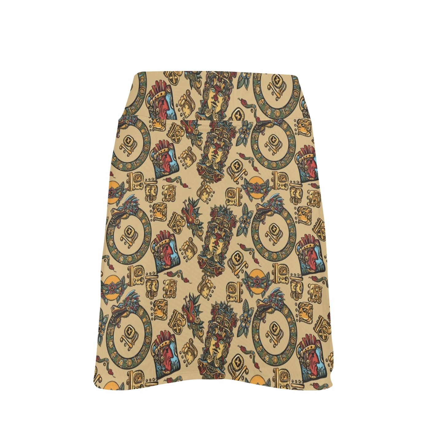Totem Print Design LKS305 17" Golf & Pickleball Skort with Pockets