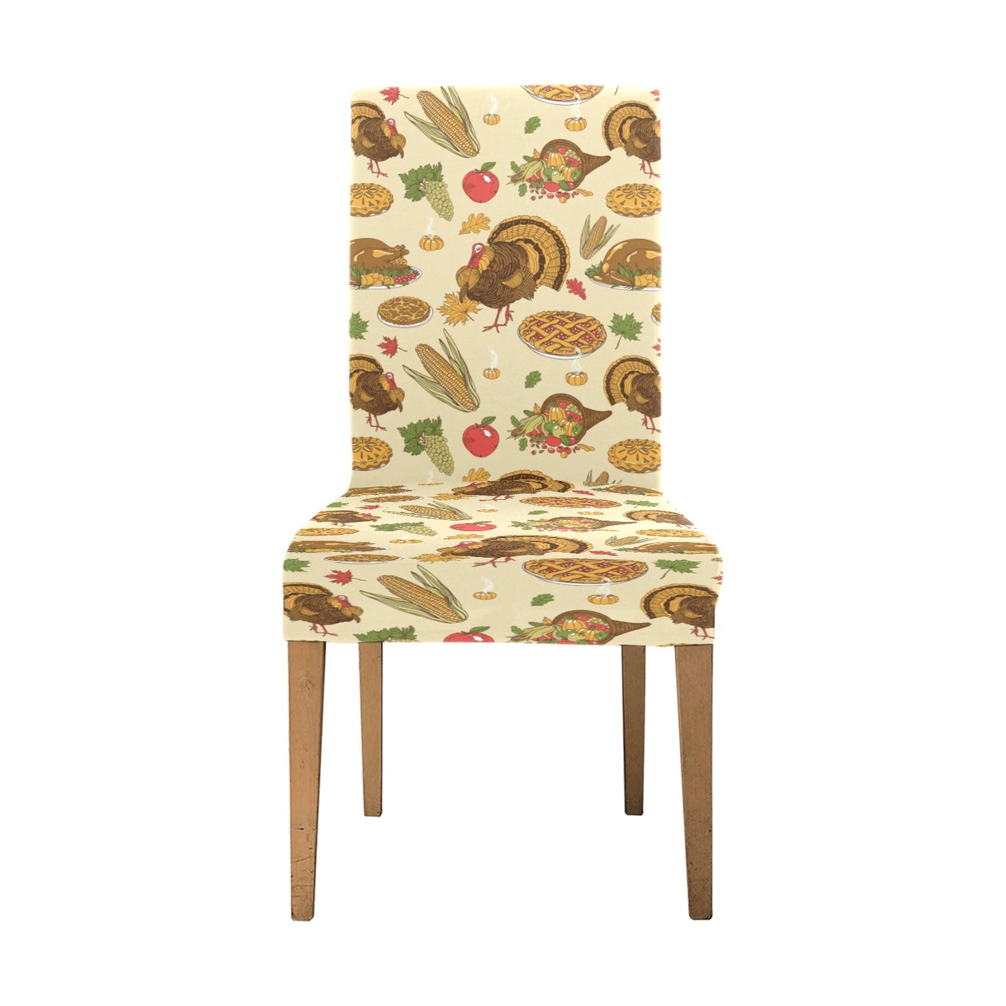 Thanksgiving Print Design LKS302 Dining Chair Slipcover