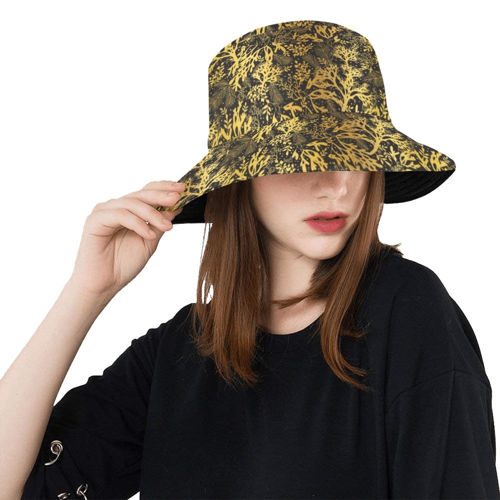 Seaweed Print Design LKS303 Unisex Bucket Hat