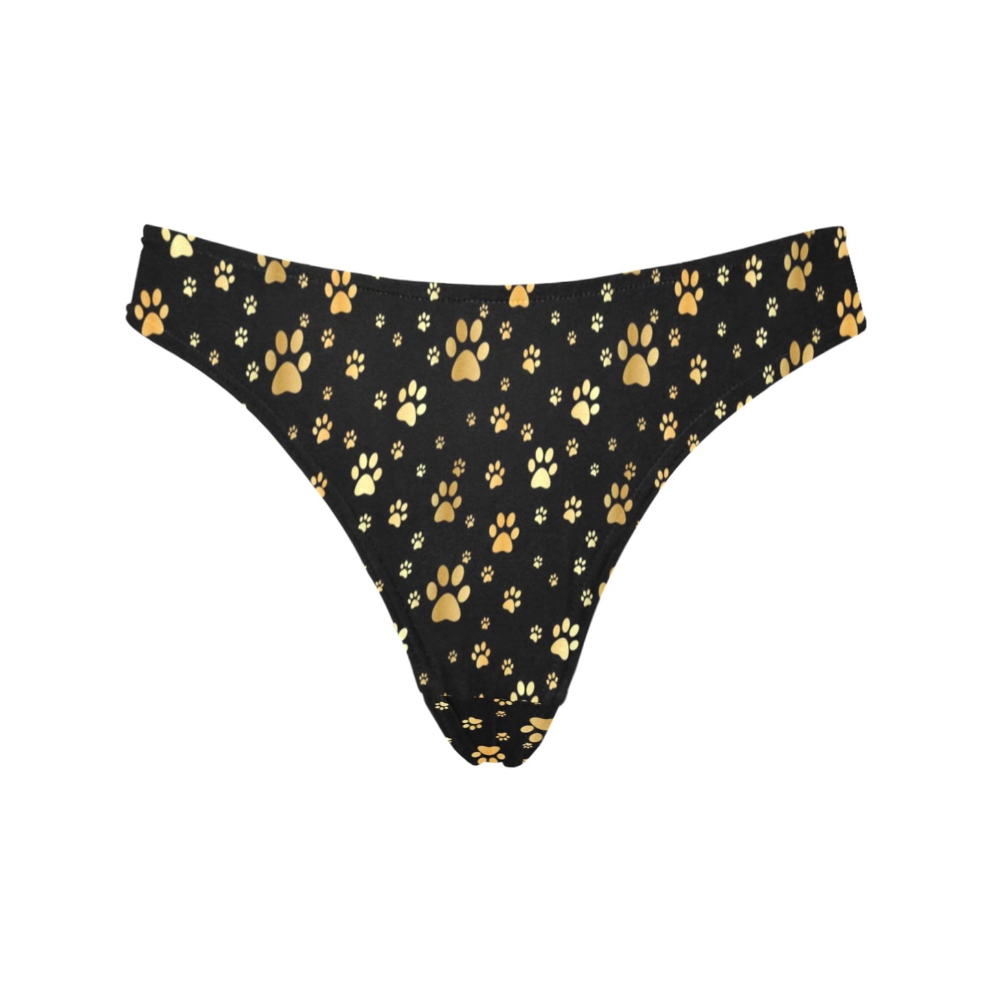 Paw Gold Print Women's Thongs