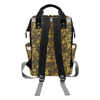 Seaweed Print Design LKS303 Diaper Bag Backpack