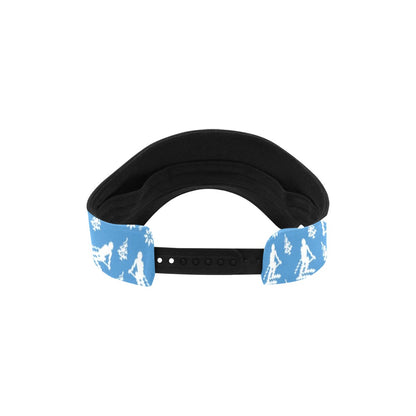 Ski Knit Pattern Print Design LKS302 Unisex Sun Visor
