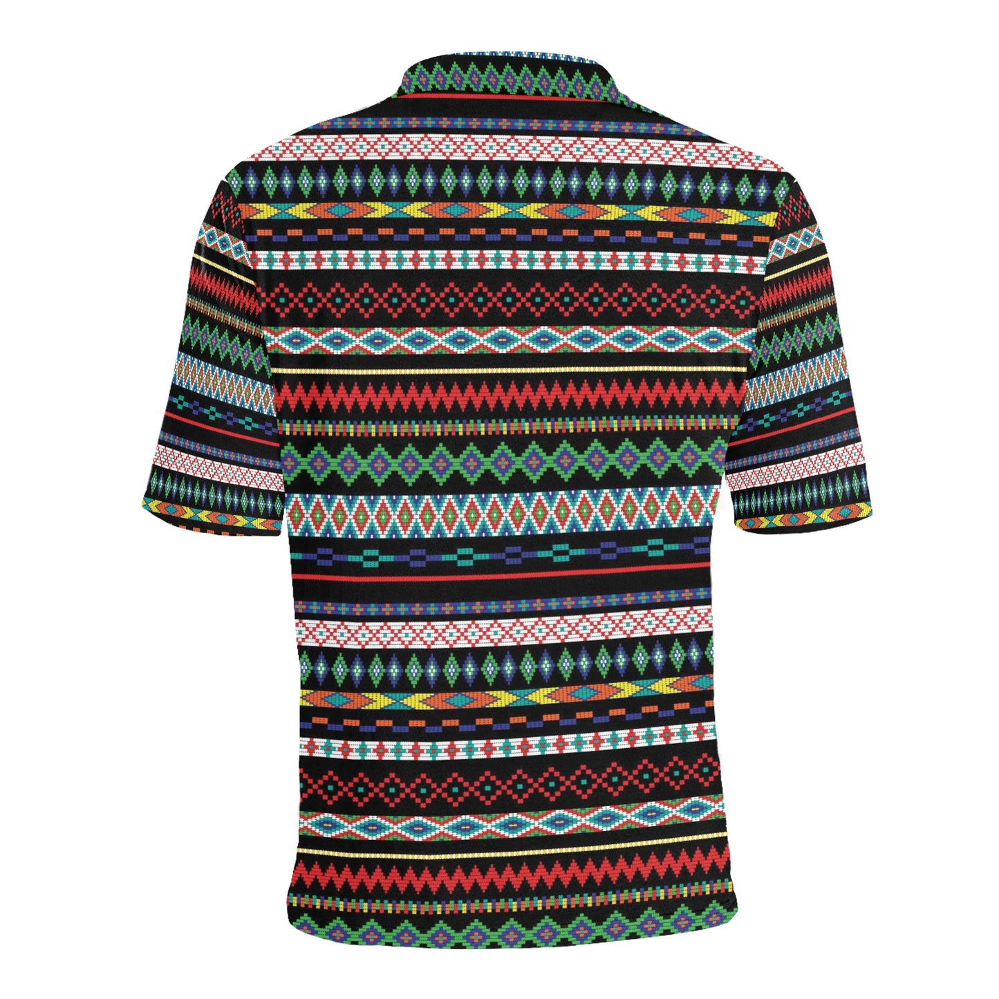 Southwest Pattern Print Design LKS302 Men Polo Shirt