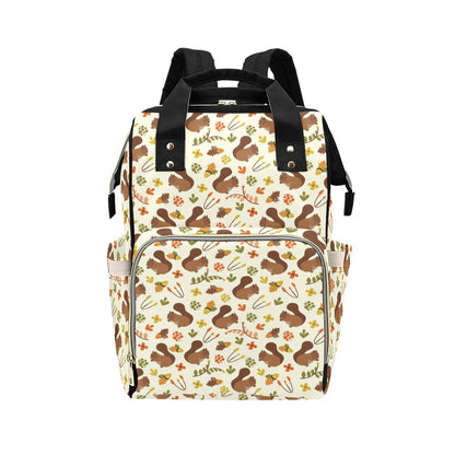 Squirrel Print Design LKS3010 Diaper Bag Backpack