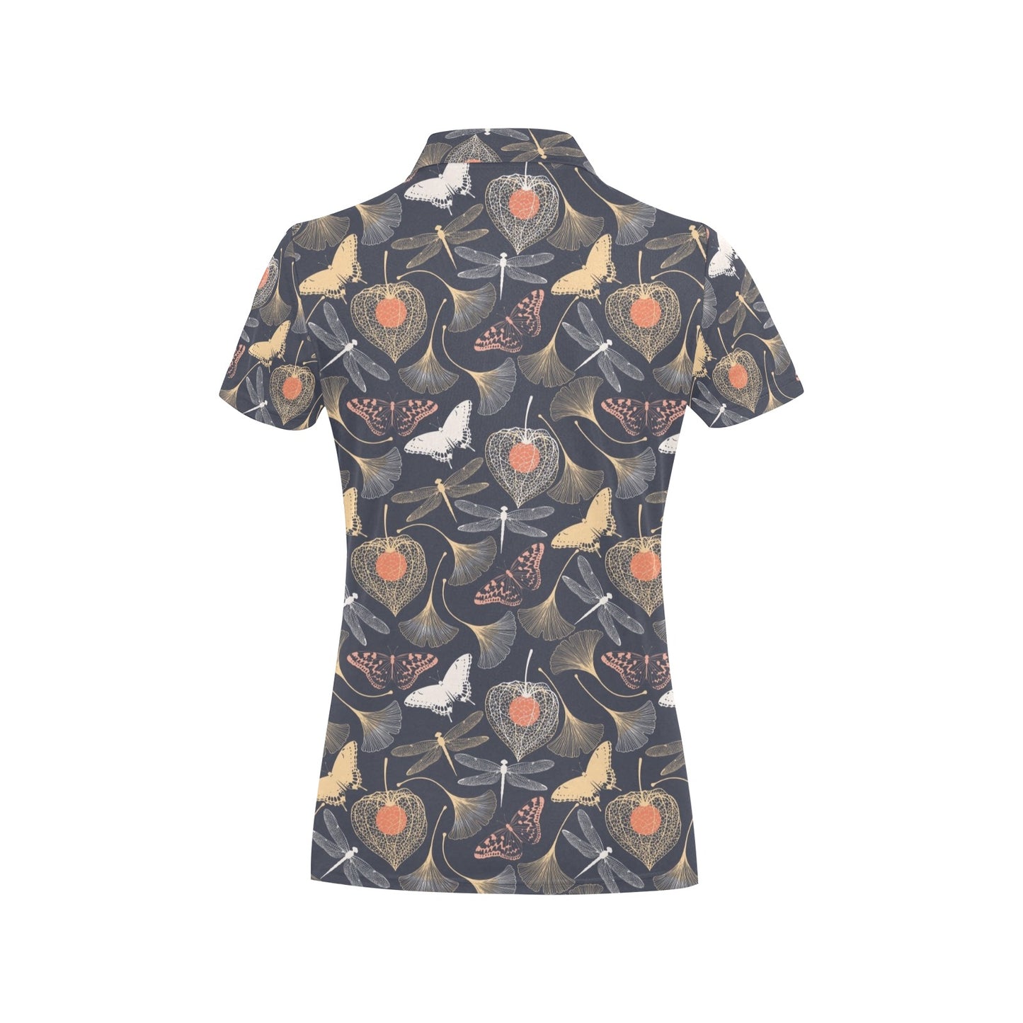 Dragonfly Print Design LKS404 Women's Polo Shirt