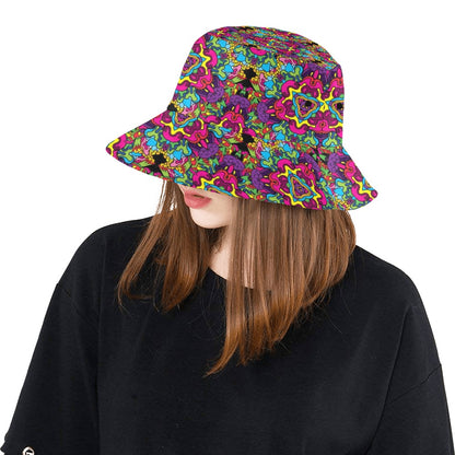 Trippy Print Design LKS303 Unisex Bucket Hat