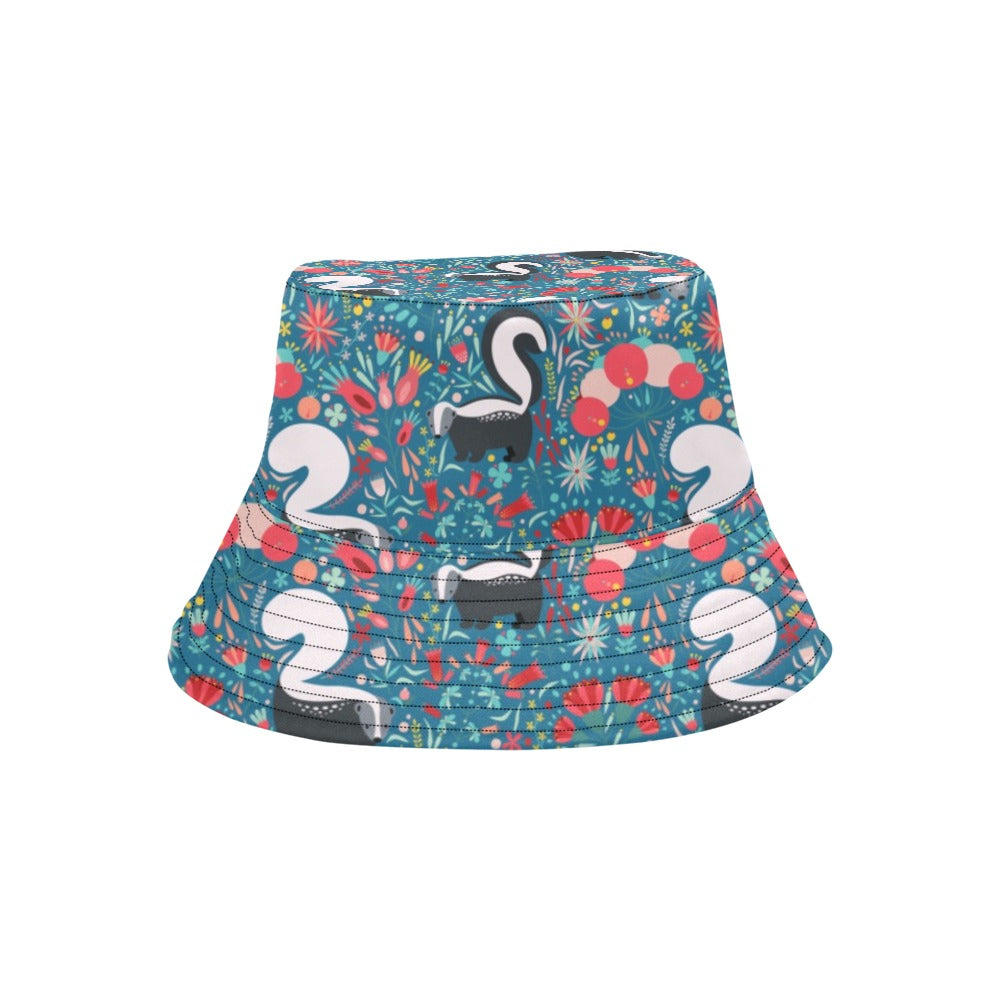 Skunk Print Design LKS302 Unisex Bucket Hat