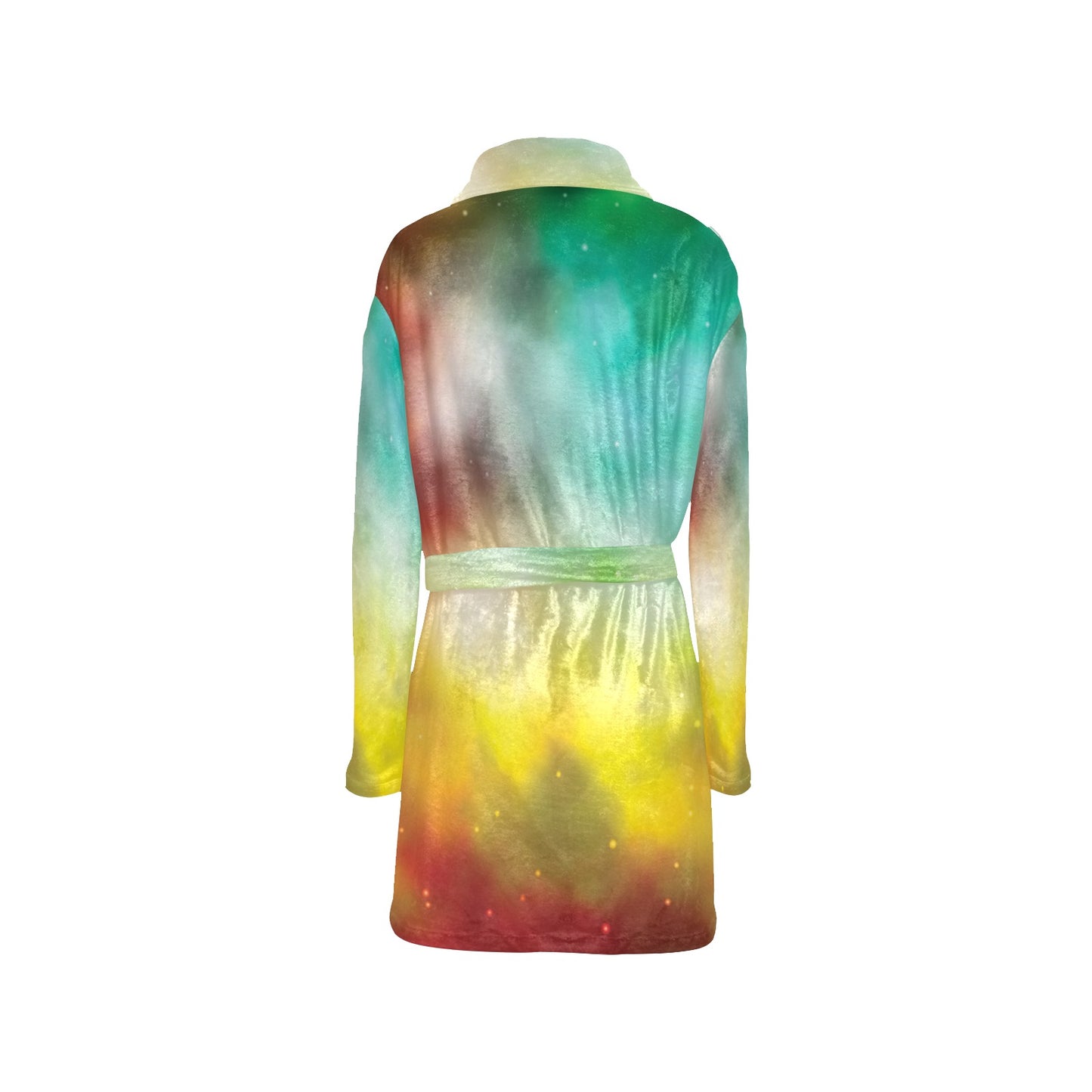 Nebula Pattern Print Design A04 Women's Fleece Robe