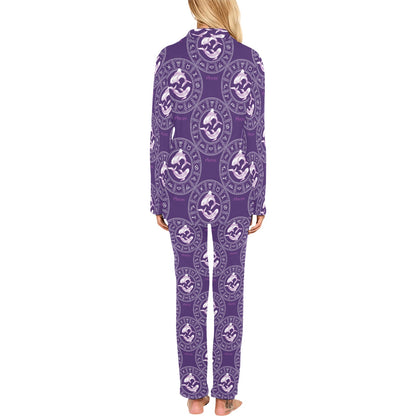 Pisces Pattern Print Design A02 Women's Long Pajama Set