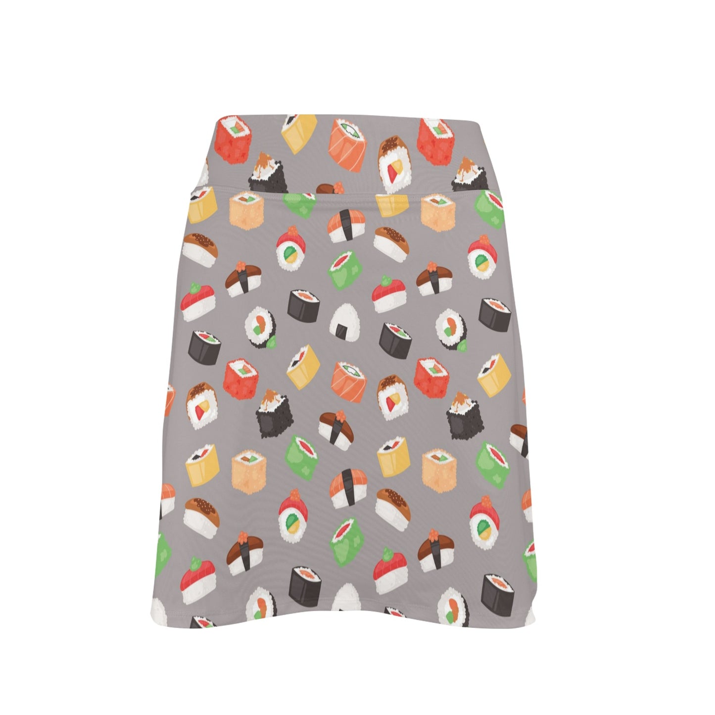 Sushi Print Design LKS307 17" Golf & Pickleball Skort with Pockets