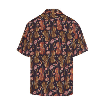 Violin Print Design LKS402 Men's Men's Hawaiian Shirt