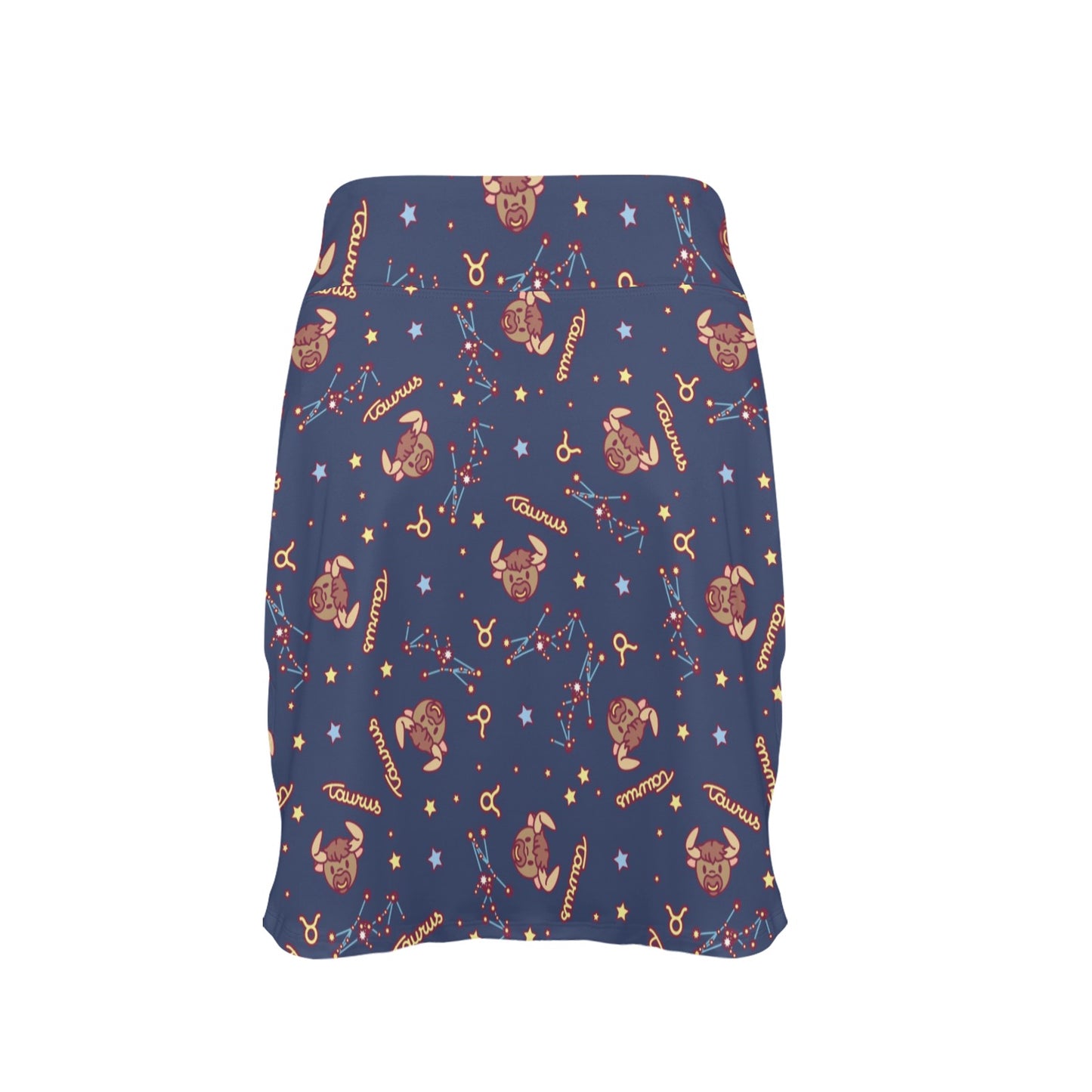 Taurus Print Design LKS304 17" Golf & Pickleball Skort with Pockets