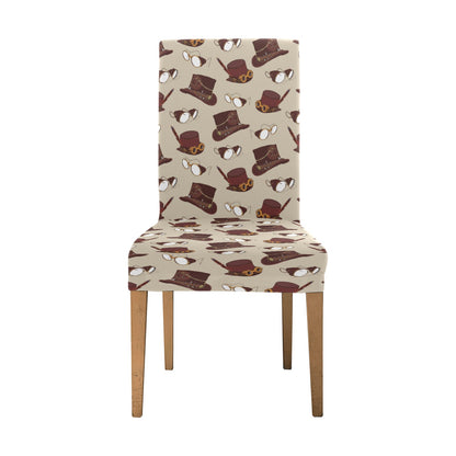 Steampunk Hat Print Design LKS301 Dining Chair Slipcover