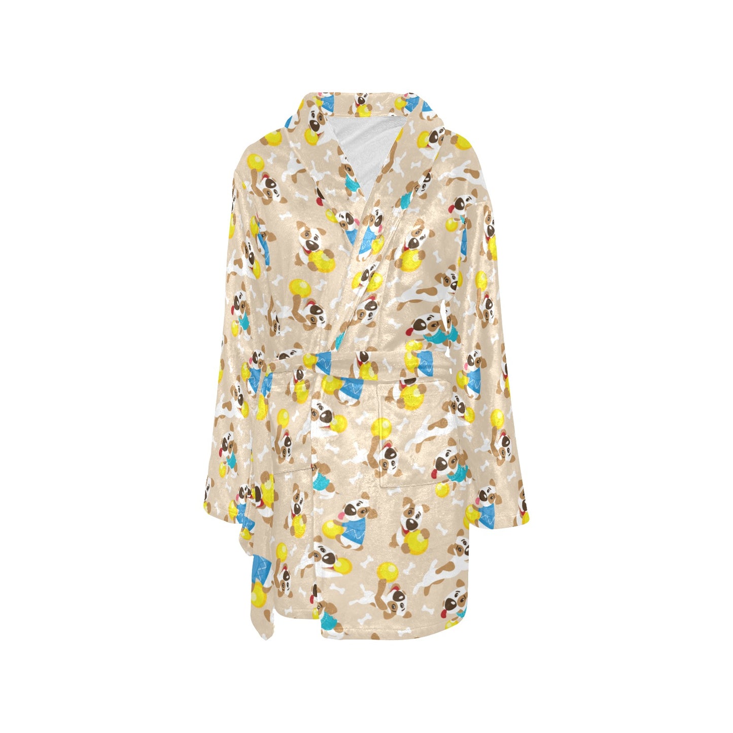 Russell Terriers Cute Print Design LKS304 Women's Fleece Robe