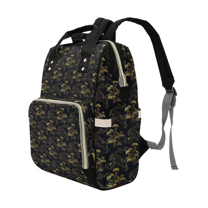 Tiger Japan Style Print Design LKS305 Diaper Bag Backpack