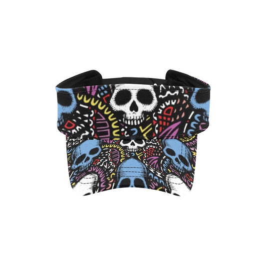 Skull Print Design LKS305 Unisex Sun Visor