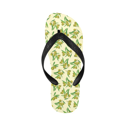 Olive Print Design LKS302 Flip Flops