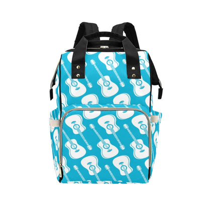 Acoustic Guitar Print Design LKS404 Diaper Bag Backpack