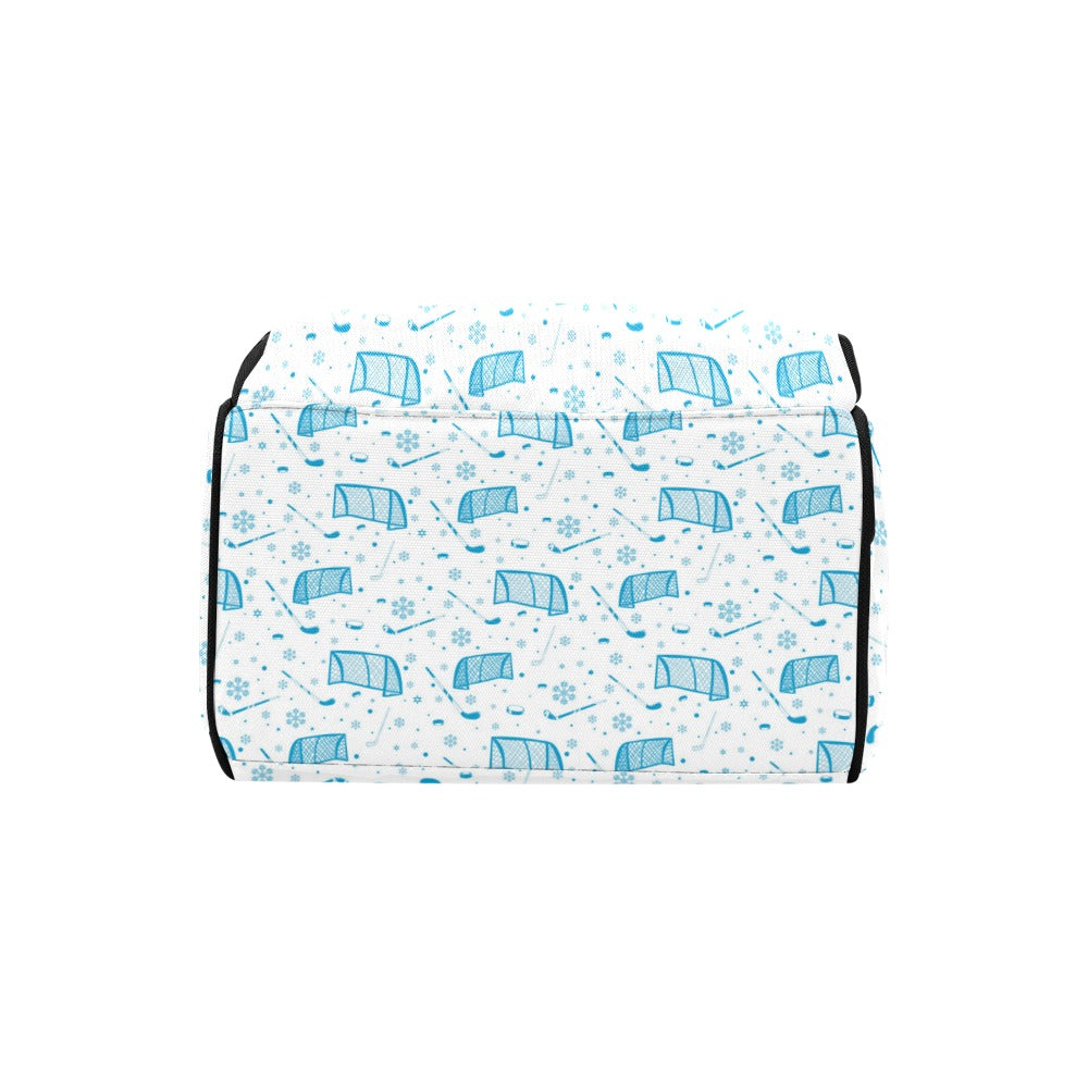 Hockey Print Design LKS303 Diaper Bag Backpack
