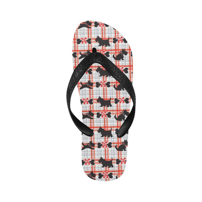 Scottish Terriers Print Design LKS3014 Flip Flops