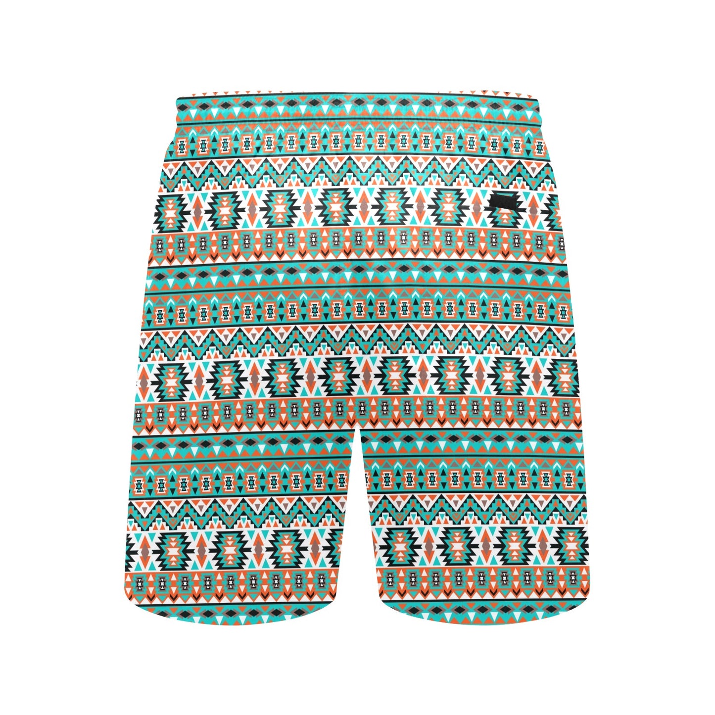 Indian Navajo Ethnic Themed Design Print Men's Swim Trunks Beach Shorts