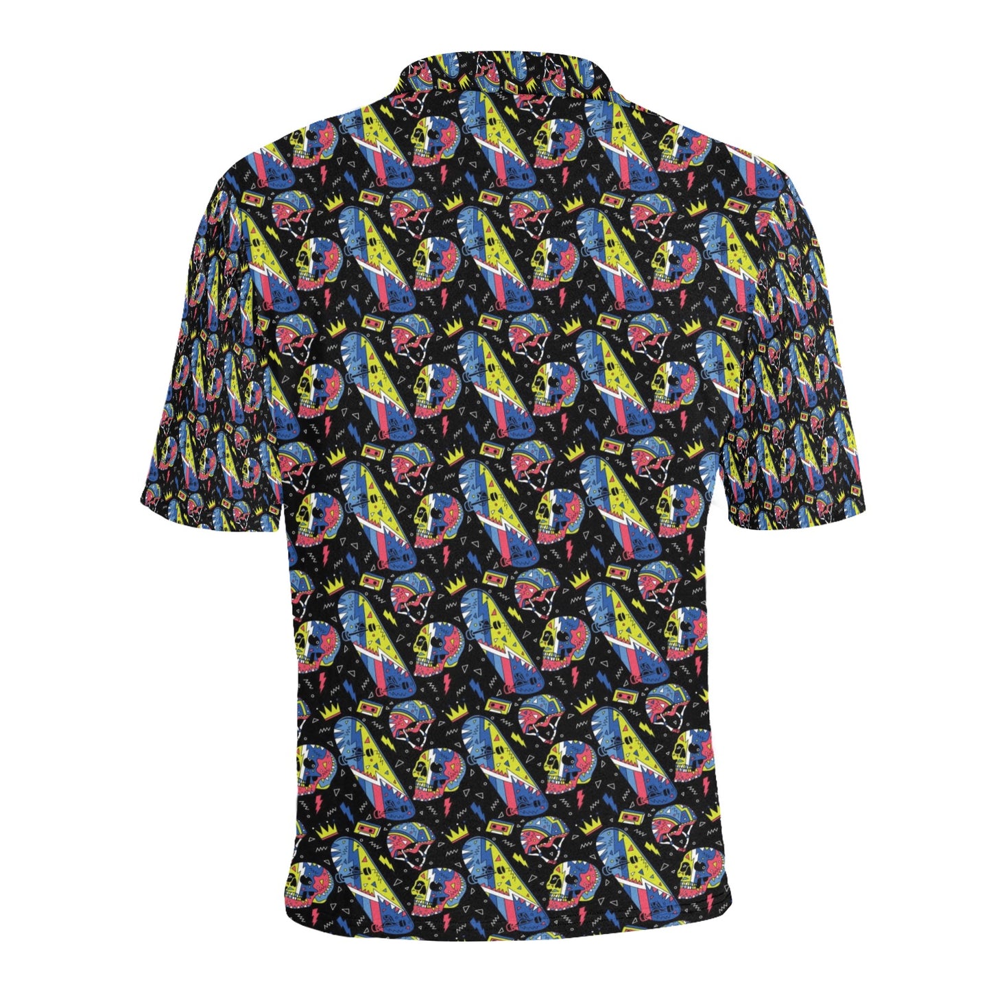 Skateboard Print Design LKS304 Men Polo Shirt