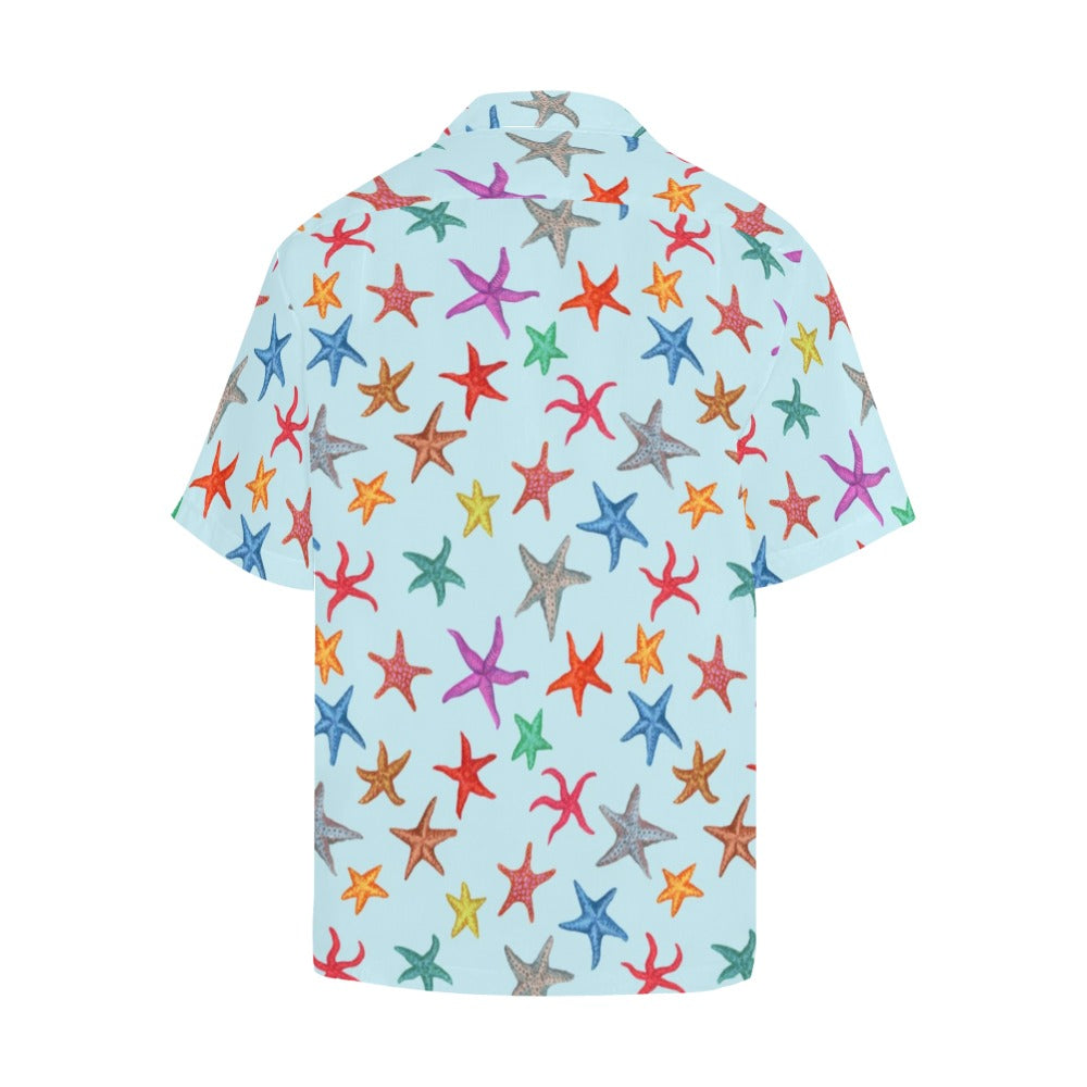 Starfish Print Design LKS402 Men's Men's Hawaiian Shirt