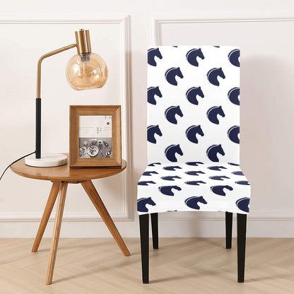 Horse Head Print Design LKS303 Dining Chair Slipcover