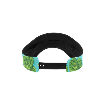 Spinach Print Design LKS301 Unisex Sun Visor