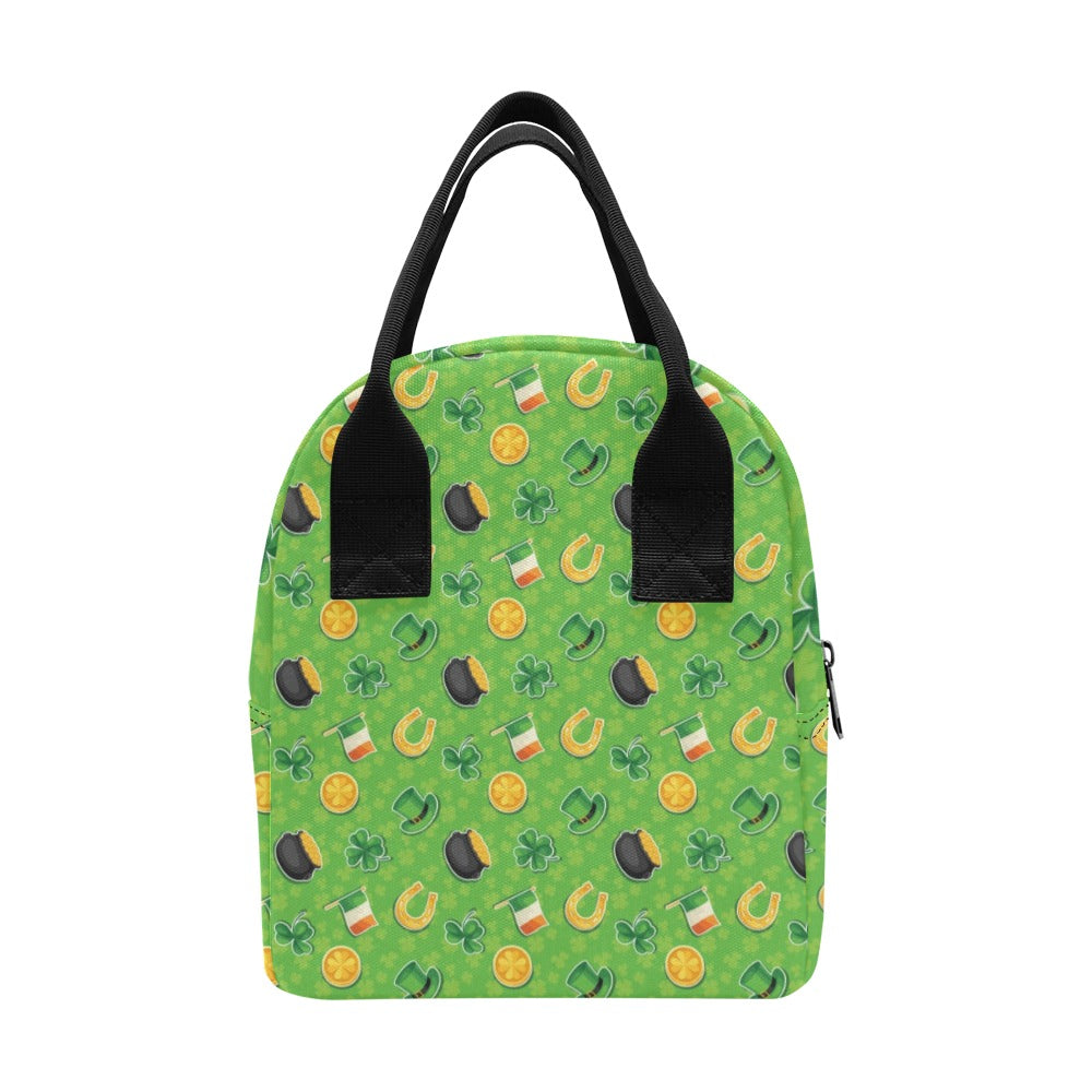 Shamrock Saint Patrick's Day Print Design LKS302 Insulated Lunch Bag