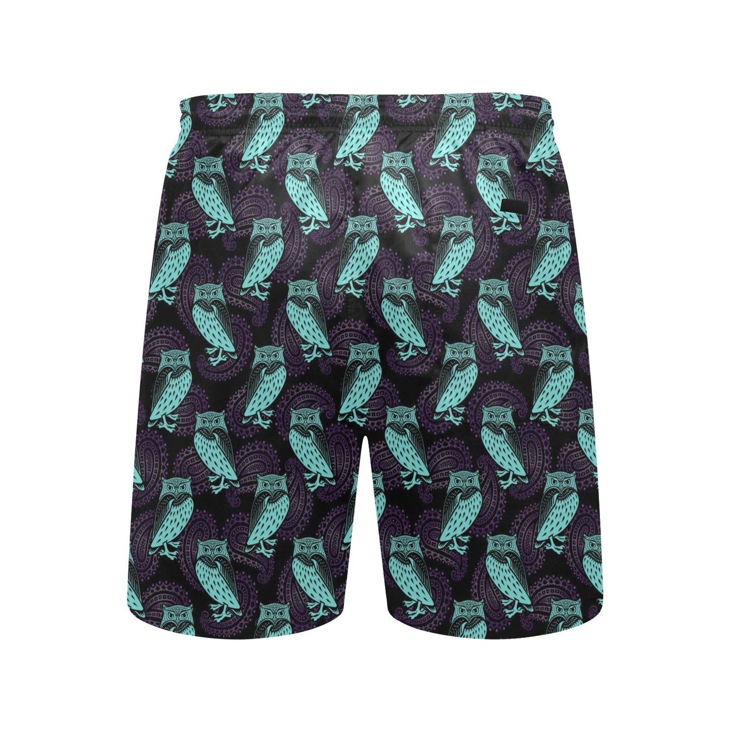 Tribal Pattern Print Design LKS3010 Men's Swim Trunks Beach Shorts