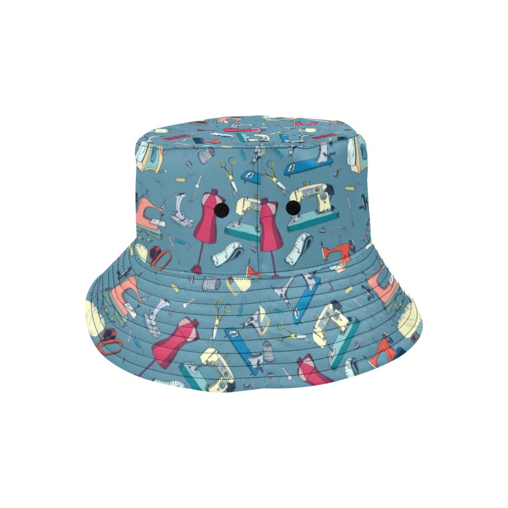 Sewing Equipment Print Design LKS301 Unisex Bucket Hat