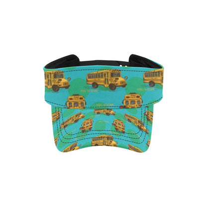 School Bus Print Design LKS308 Unisex Sun Visor