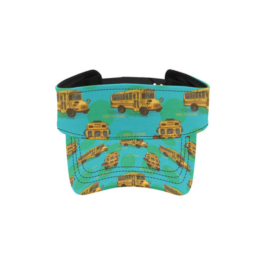 School Bus Print Design LKS308 Unisex Sun Visor