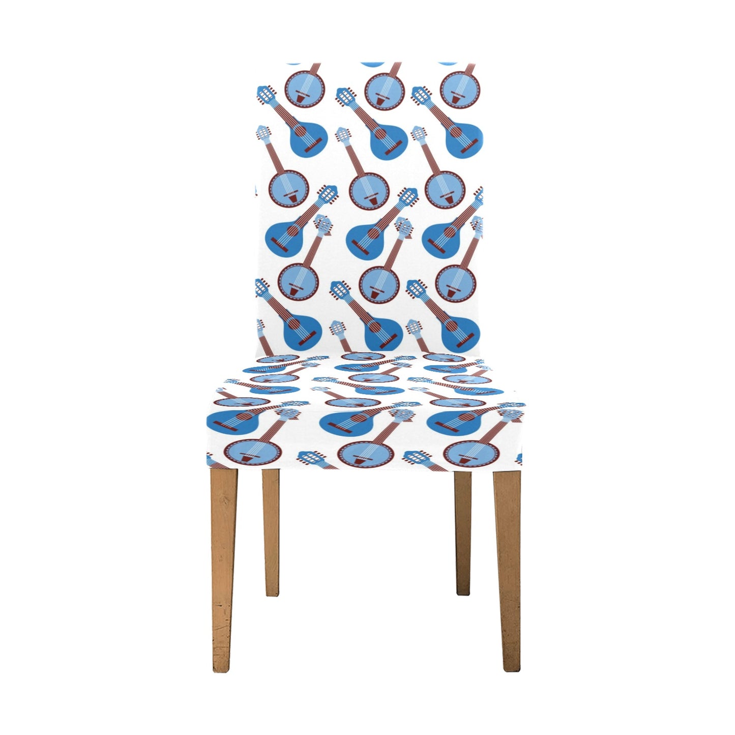 Banjo Print Design LKS401 Dining Chair Slipcover