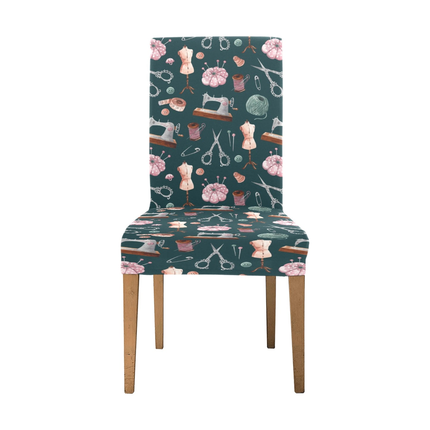 Sewing Equipment Print Design LKS307 Dining Chair Slipcover