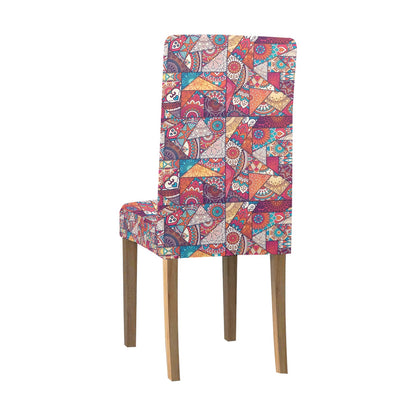 Patchwork Print Design LKS401 Dining Chair Slipcover