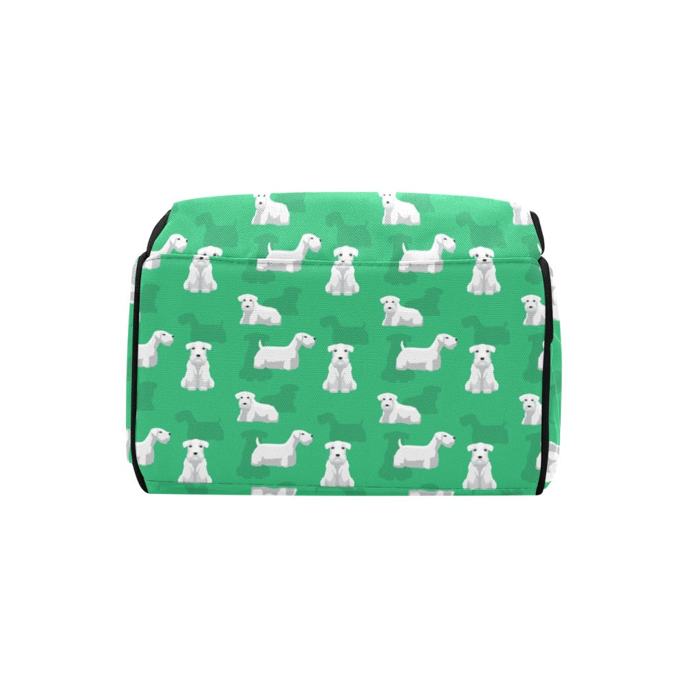 Sealyham Terriers Print Design LKS301 Diaper Bag Backpack