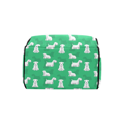 Sealyham Terriers Print Design LKS301 Diaper Bag Backpack