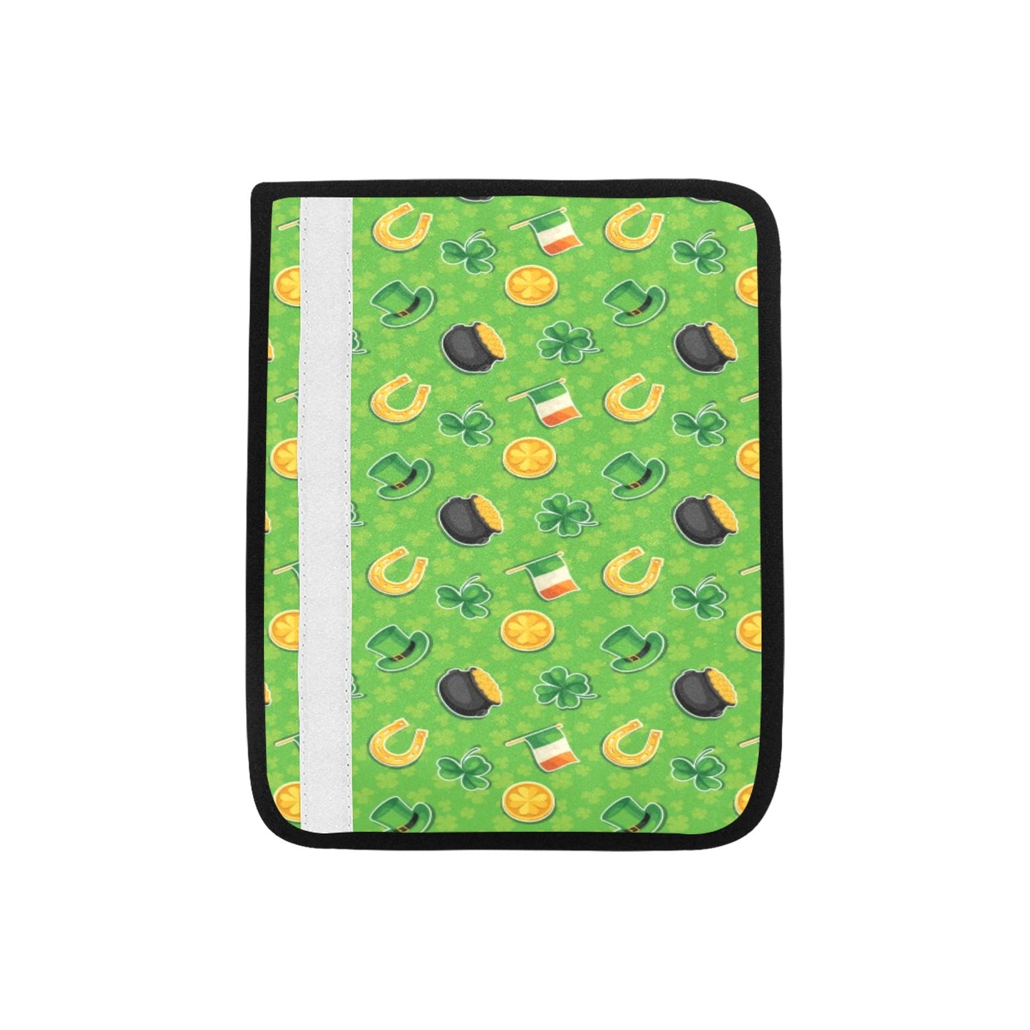 Shamrock Saint Patrick's Day Print Design LKS302 Car Seat Belt Cover