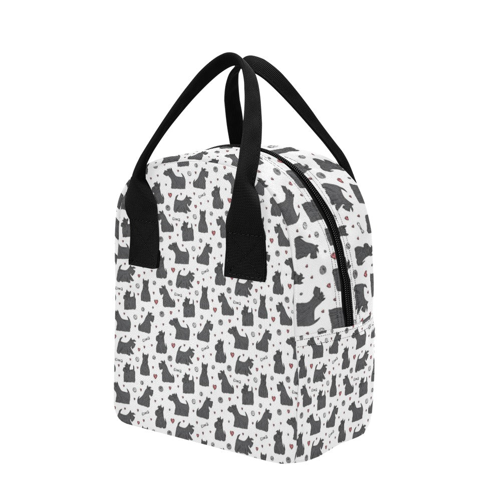 Scottish Terriers Print Design LKS3015 Insulated Lunch Bag