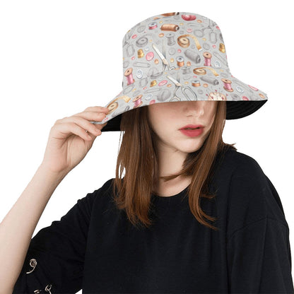 Sewing Equipment Print Design LKS302 Unisex Bucket Hat